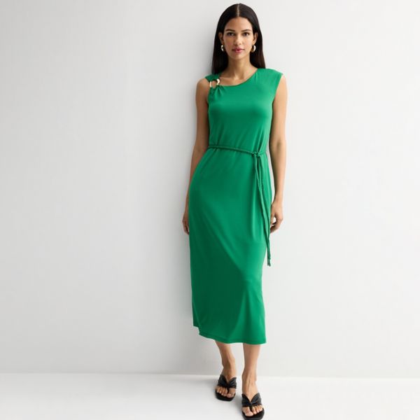 

Женское платье-долман мидакси Intempo, цвет emerald