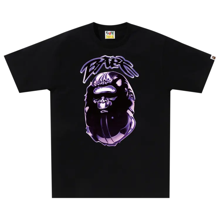 

Футболка BAPE Ape Head Graffiti 'Black', черный