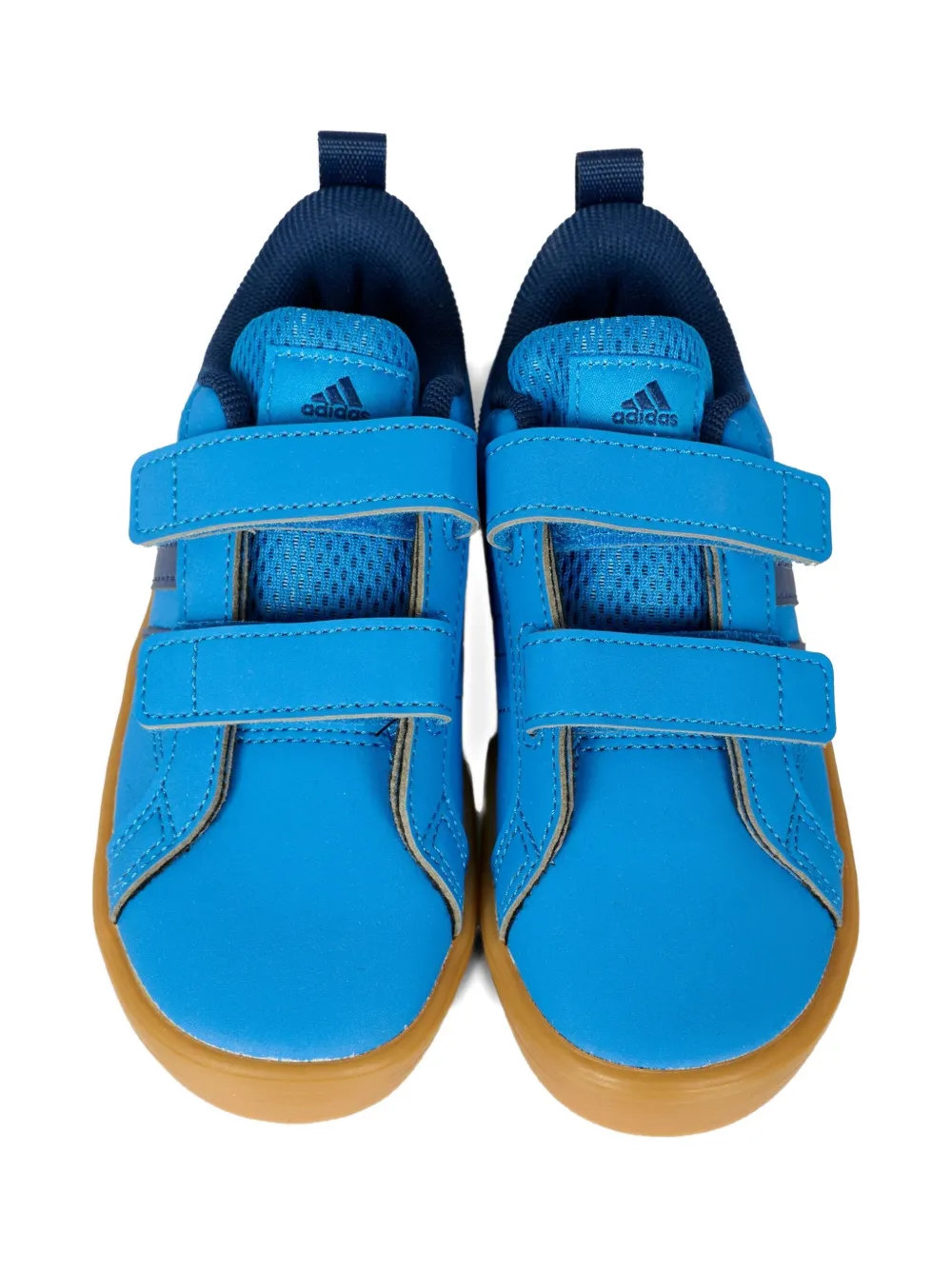 Кроссовки с тремя полосками Adidas Kids, синий — фото 4