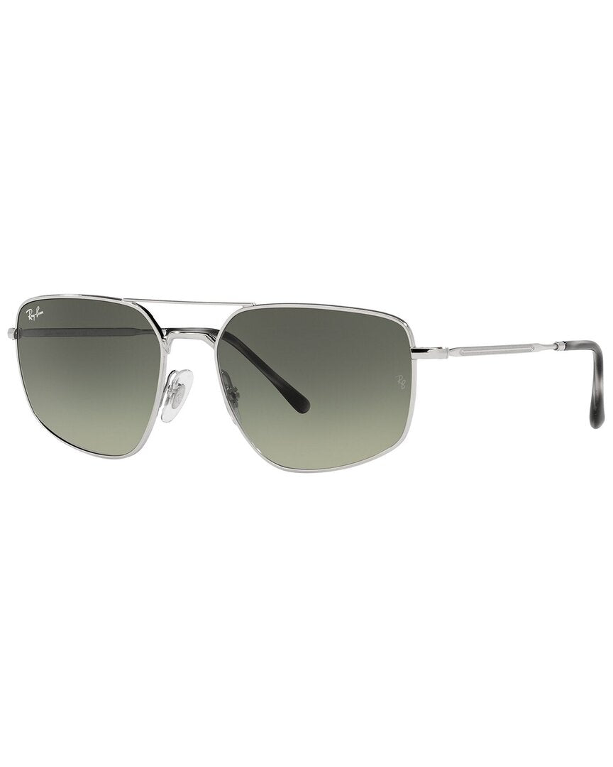

Солнцезащитные очки Ray-Ban Unisex RB3666 56 мм, серебряный