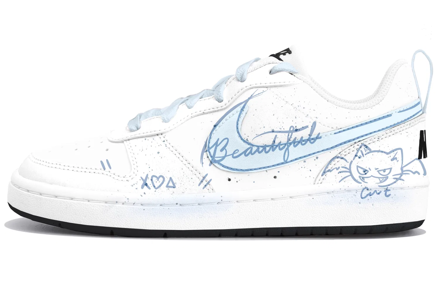 Кроссовки для скейтбординга Nike Court Borough Urban Chic Light Blue