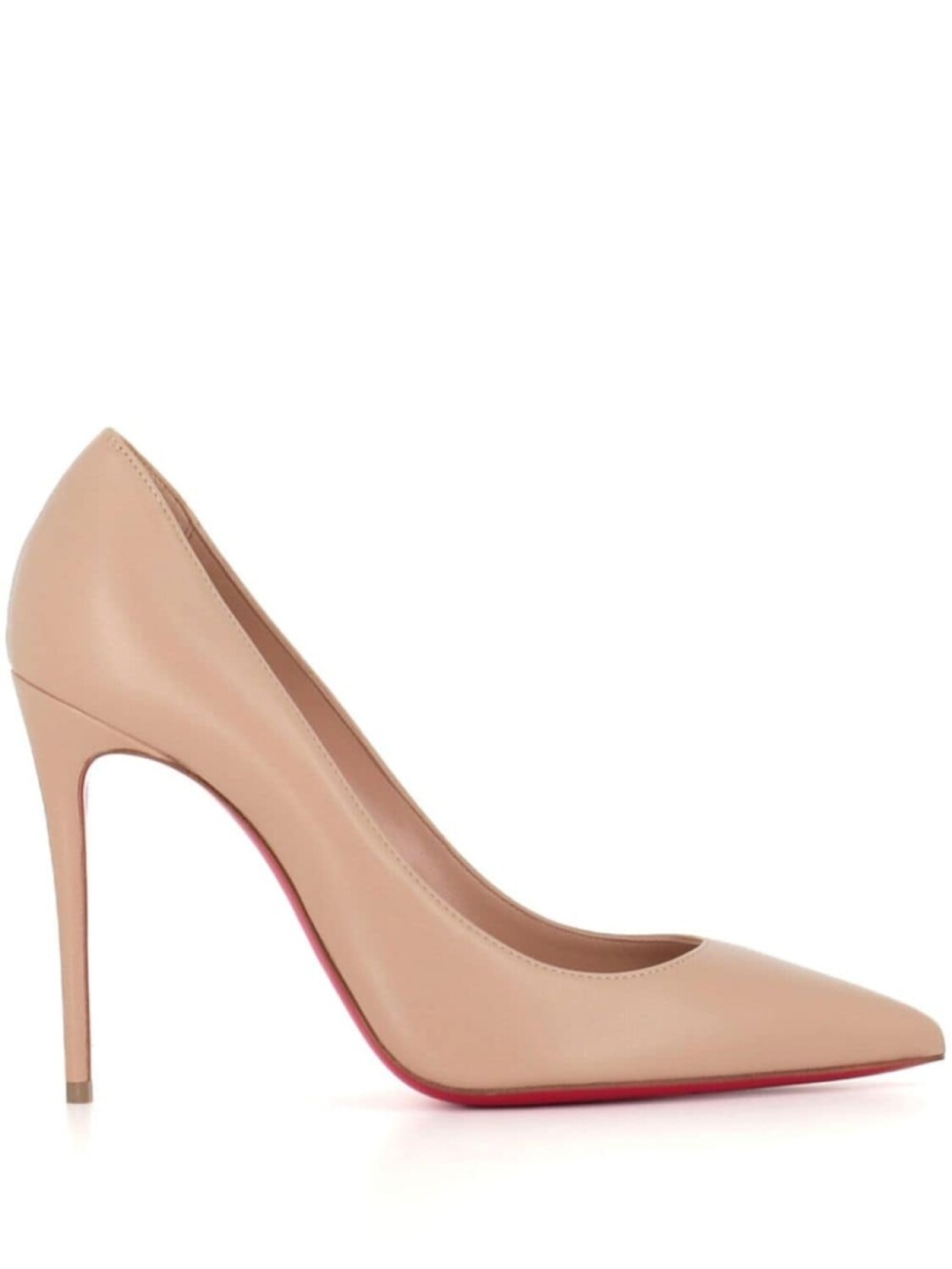 

Christian Louboutin туфли кожаные 100 мм, нейтральный цвет