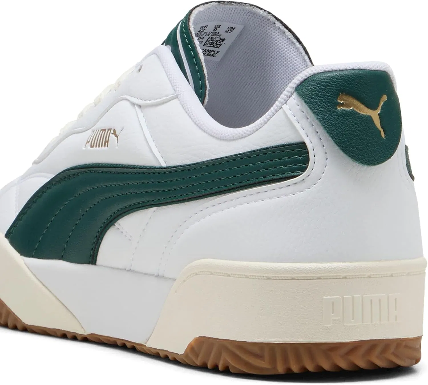 Кроссовки PUMA Tifosi унисекс для взрослых, White With Green — фото 2