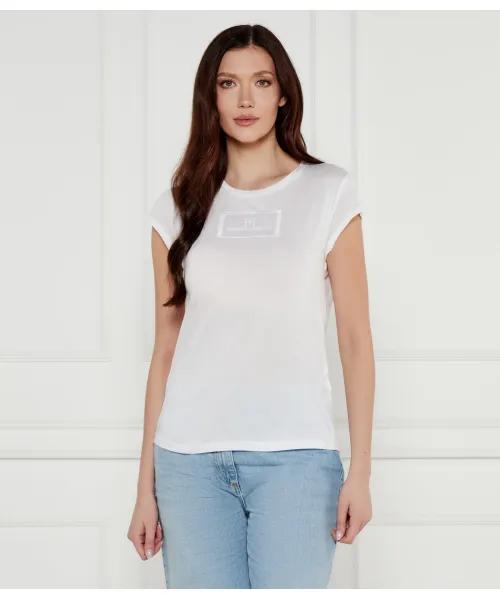 

Футболка Slim fit Elisabetta Franchi, белый