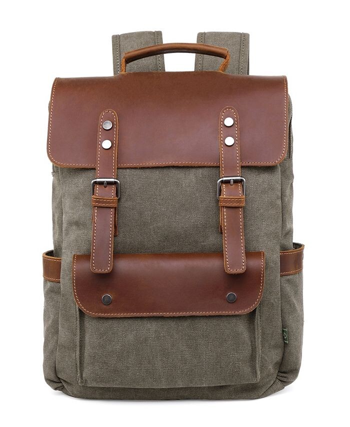 

Холщовый рюкзак Valley Hill TSD BRAND, зеленый