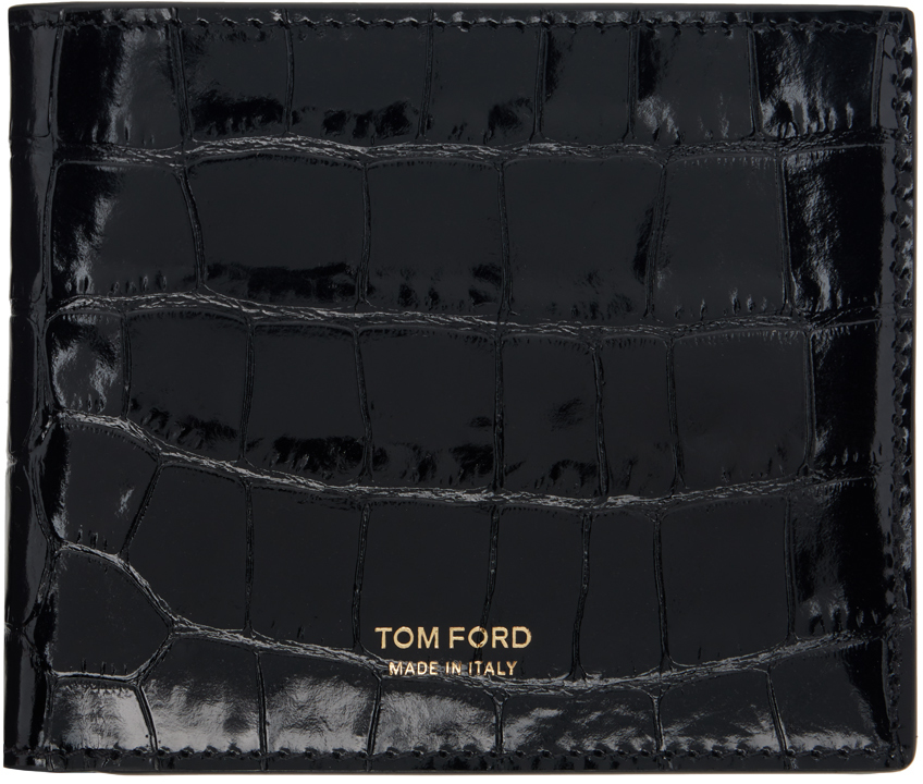 

Классический кошелек двойного сложения Shiny Croc T Line TOM FORD