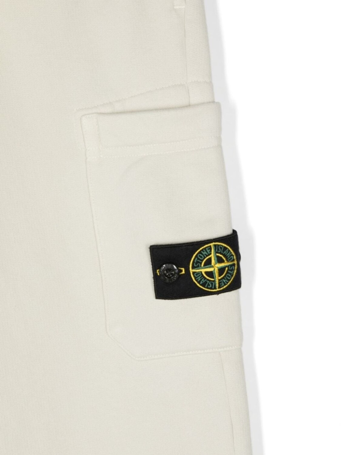 Stone Island Junior спортивные штаны с значком компаса, зеленый — фото 3