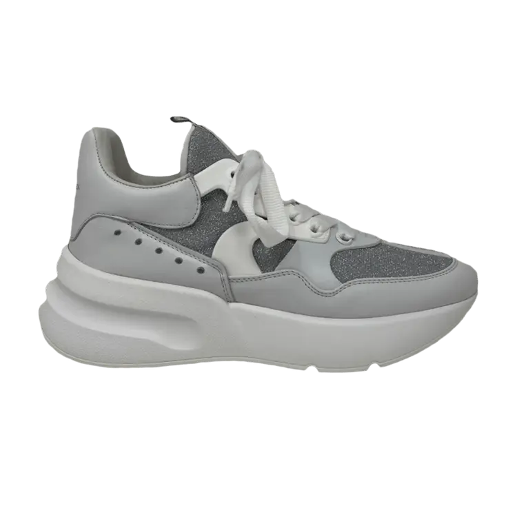 

Кроссовки Alexander McQueen Alexander McQueen Oversized Runner 'White Silver', белый