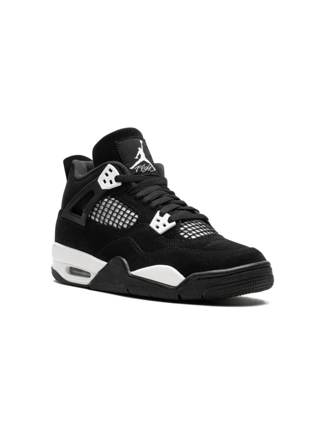 

Jordan Kids кроссовки Air Jordan 4 Retro «White Thunder», черный