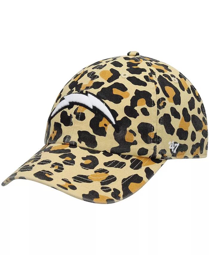 

Женская шапка '47 Tan Los Angeles Chargers Bagheera Clean Up Allover Adjustable '47 Brand
