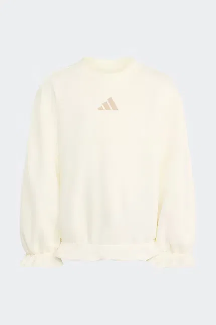 Детский спортивный костюм с хлопком Adidas, бежевый — фото 3