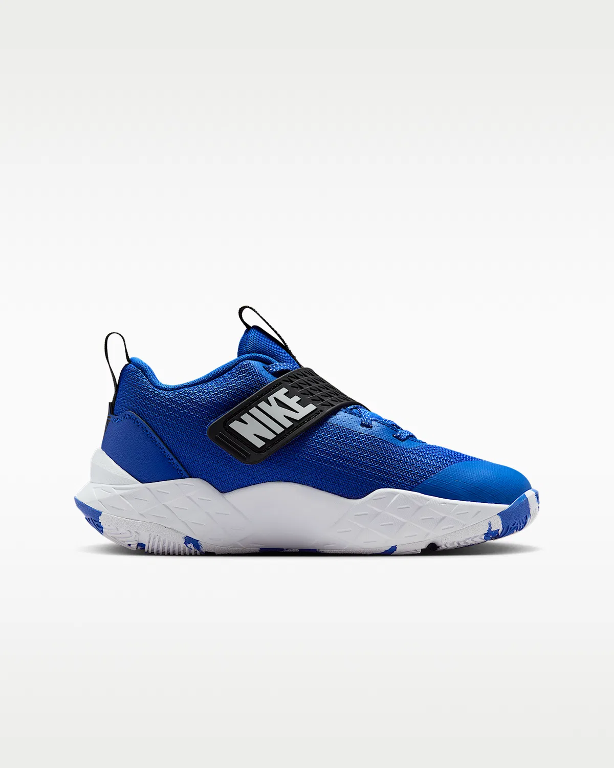 Детские баскетбольные кроссовки Nike Team Hustle D 12, Game Royal/Black/White — фото 3
