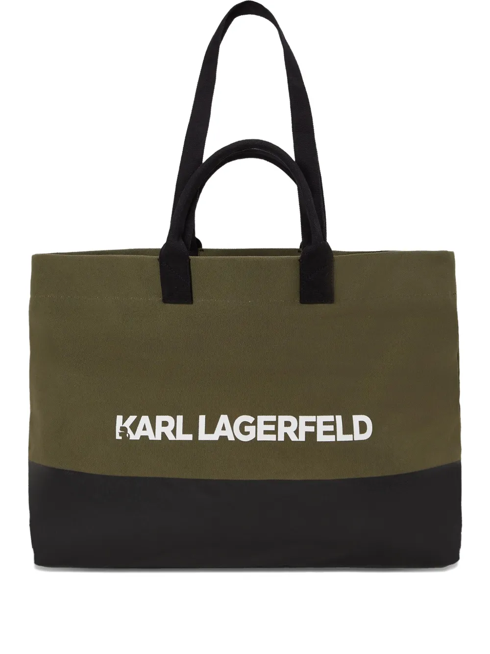 

Сумка-шопер K/Essential с логотипом KARL LAGERFELD, зеленый