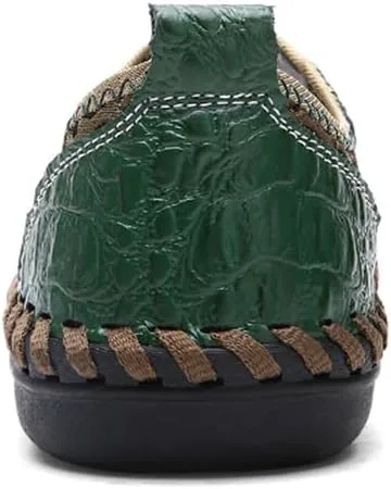 

Мужские дышащие повседневные мокасины с сеткой, слипоны для ходьбы, мокасины для вождения DMGYCK, зеленый