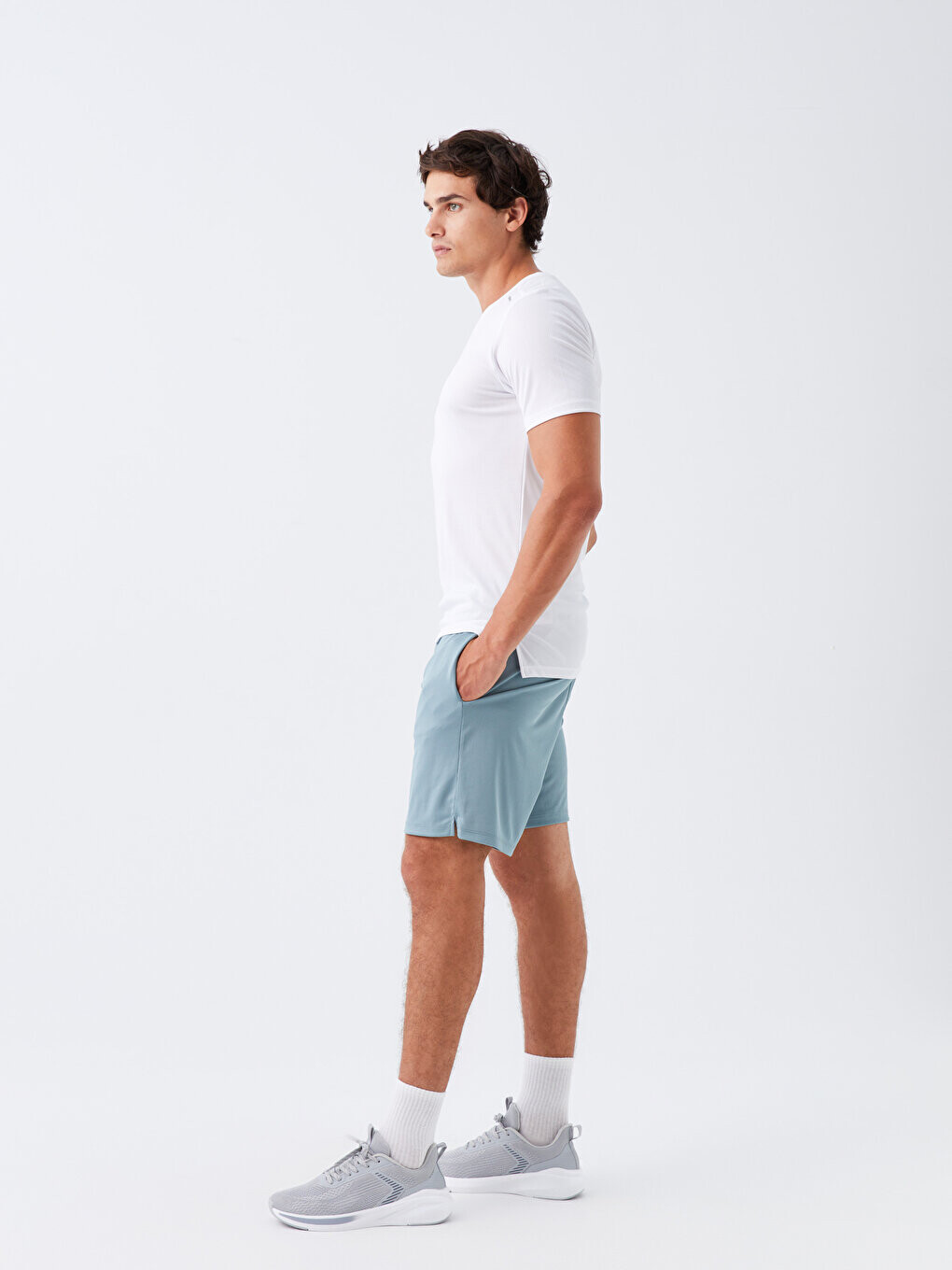 

Мужские спортивные шорты Slim Fit LCW Active, сизый