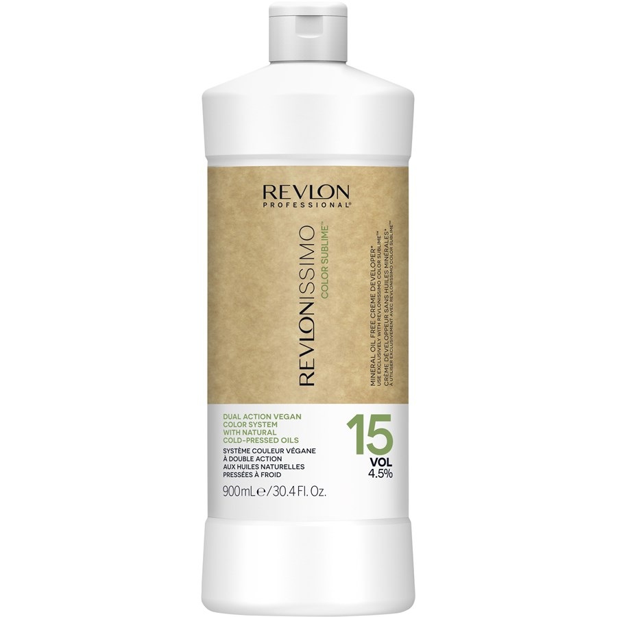 

Краска для волос mineral oil free creme developer Revlon Professional, 15 vol 4,5%, объем 900 мл