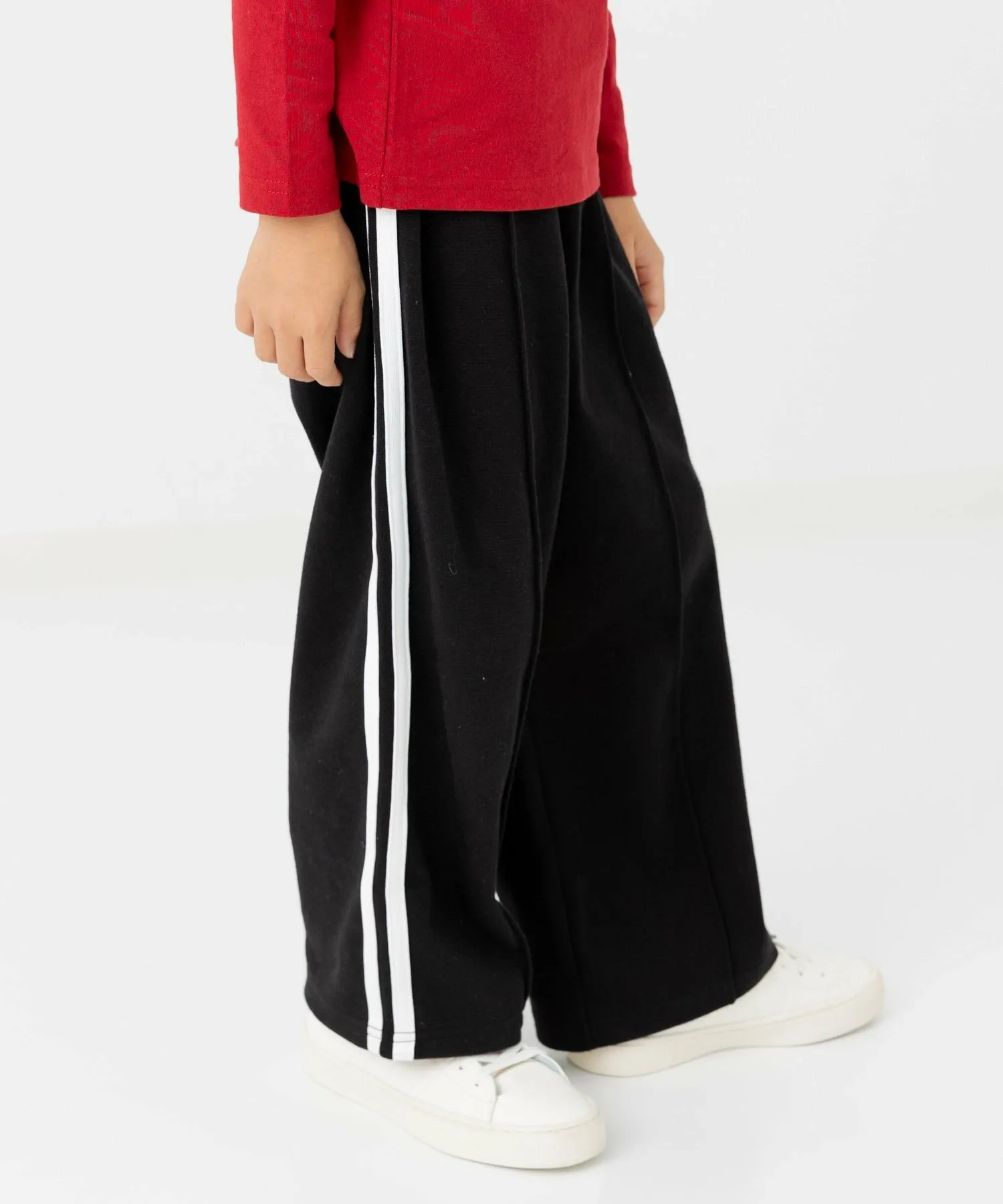 Широкие брюки из эластичной ткани Hyper Stretch Line Chil2, black — фото 4