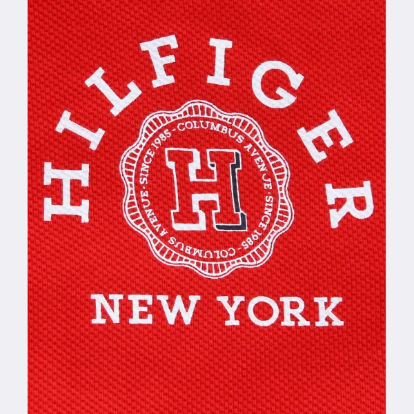 Рубашка поло стандартного кроя Tommy Hilfiger, красный — фото 3