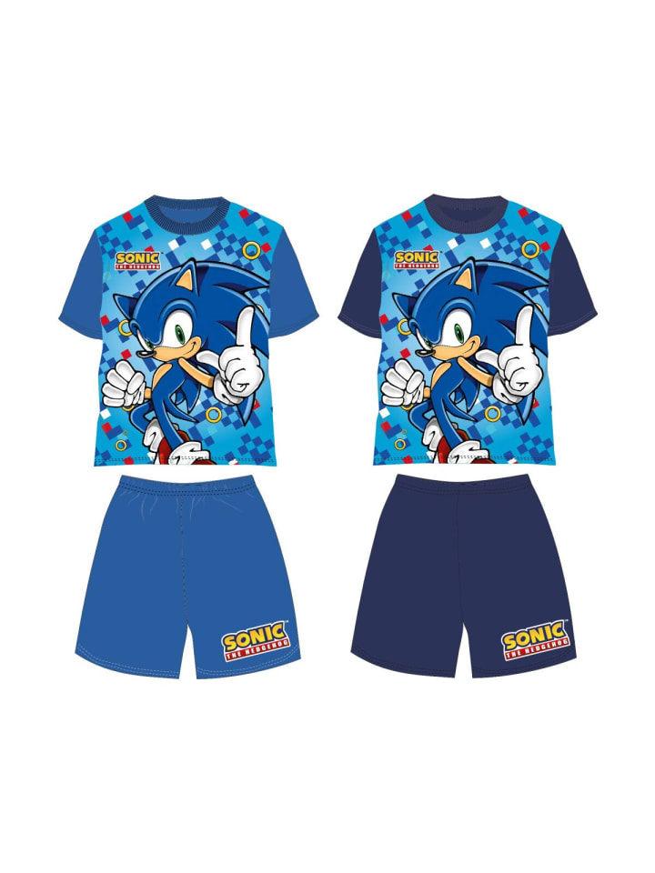 

Короткая пижама для детей от 3 лет - пижамный комплект Sonic
