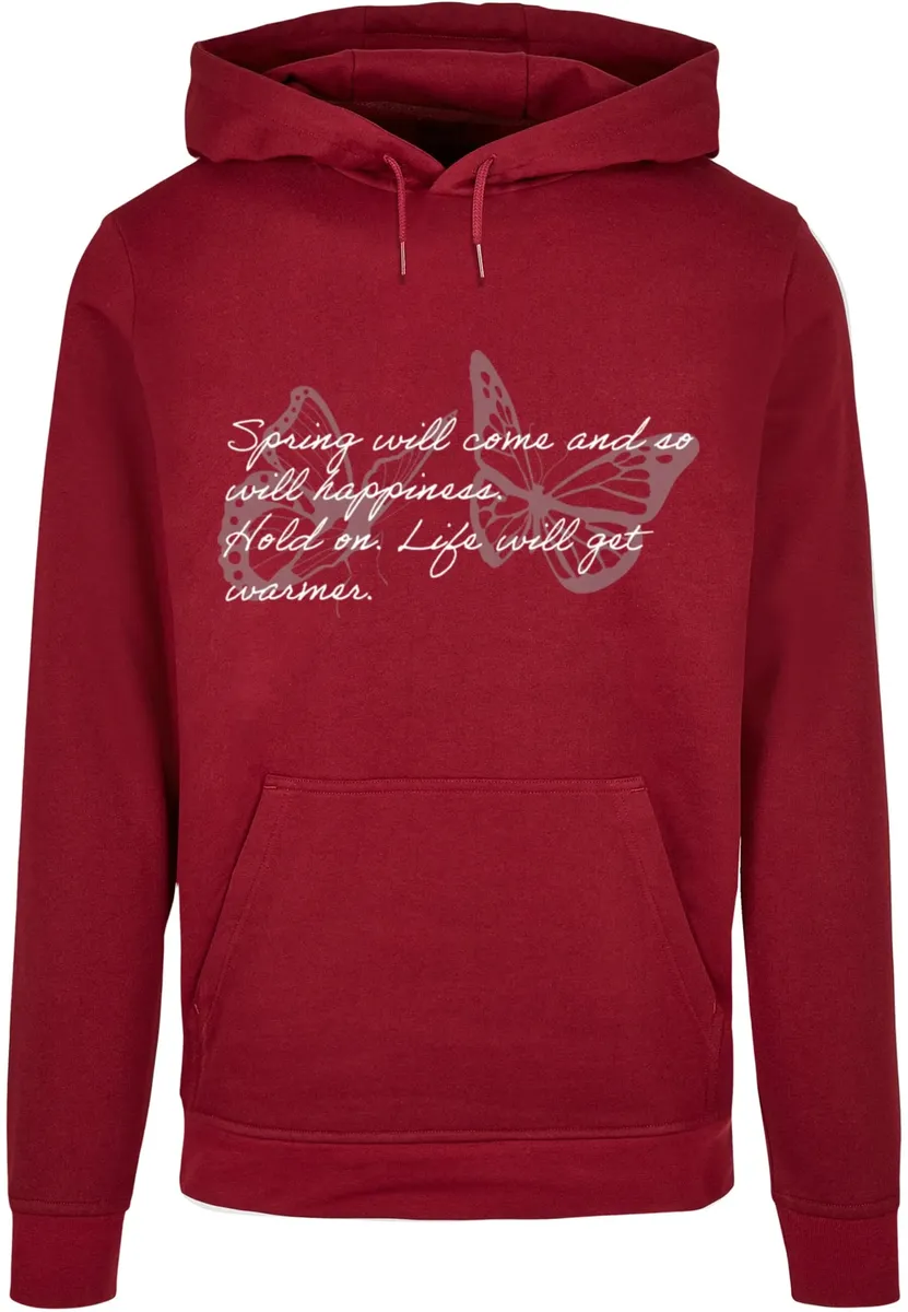 

Толстовка с капюшоном Merchcode " Merchcode Men's Spring Saying Basic Hoody", цвет Burgundy