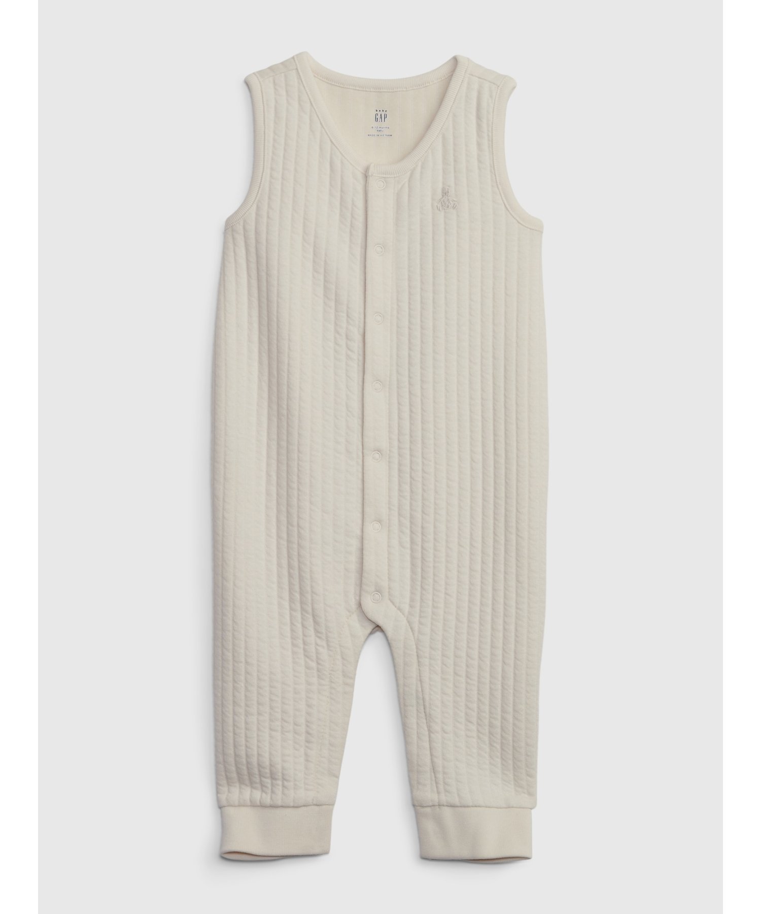 Стеганый комбинезон Детский Gap, IVORY_FROST