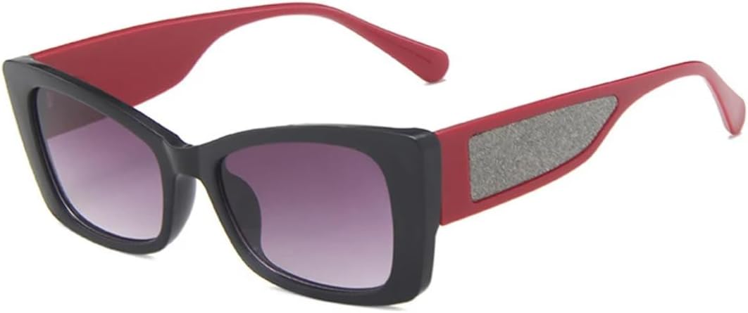 

Классические солнцезащитные очки «кошачий глаз» в маленькой оправе для женщин и мужчин, роскошные, винтажные, для летних путешествий, отдыха на природе, рыбалки, защита от УФ-излучения UV400 VVTWSSW, Red Gray