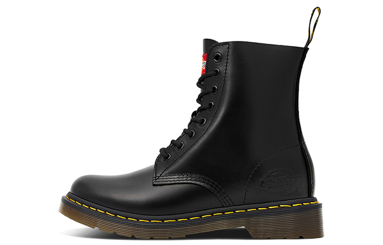 Dickies Короткие ботинки Martin унисекс, черные