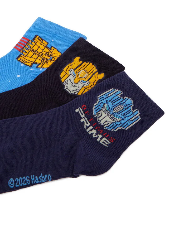 TRANSFORMERS Длинные носки CEO-ACCCS-SS26-234TF (3 шт.) Разноцветные — фото 2