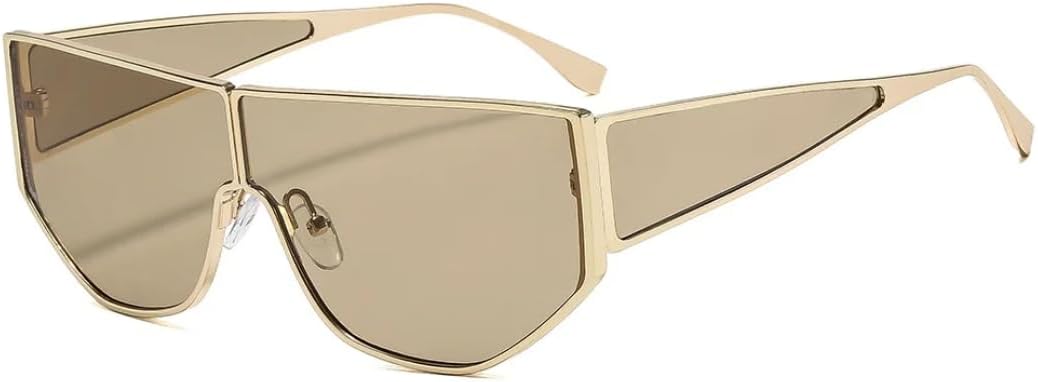 

Ретро-солнцезащитные очки с толстой оправой и градиентным переходом цвета для женщин, стильные, для уличной фотосъемки, модные, для отдыха, мужские, с защитой от УФ-излучения UV400 UATXTAU, Light Tea