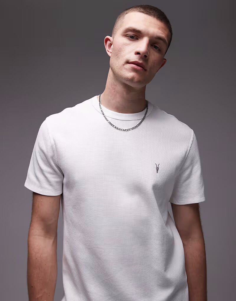 

Футболка Allsaints ellis цвета мела белого