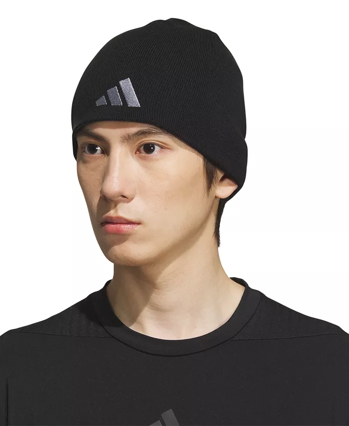 

Мужская двусторонняя шапка-бини Skully Adidas, черный