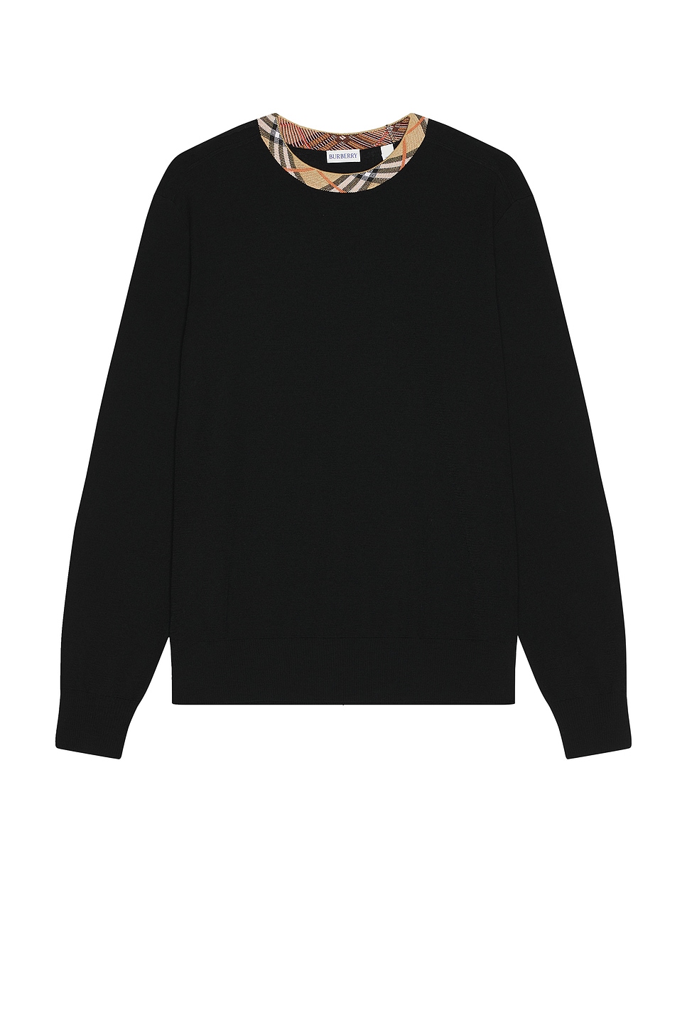

Базовый свитер из мериноса Burberry, Black