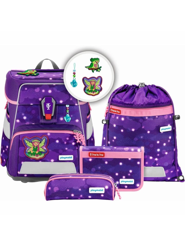 

Step by Step Набор Playmobil «Приключения Аюмы Леви»: школьная сумка космического назначения, 5 предметов, фиолетовый
