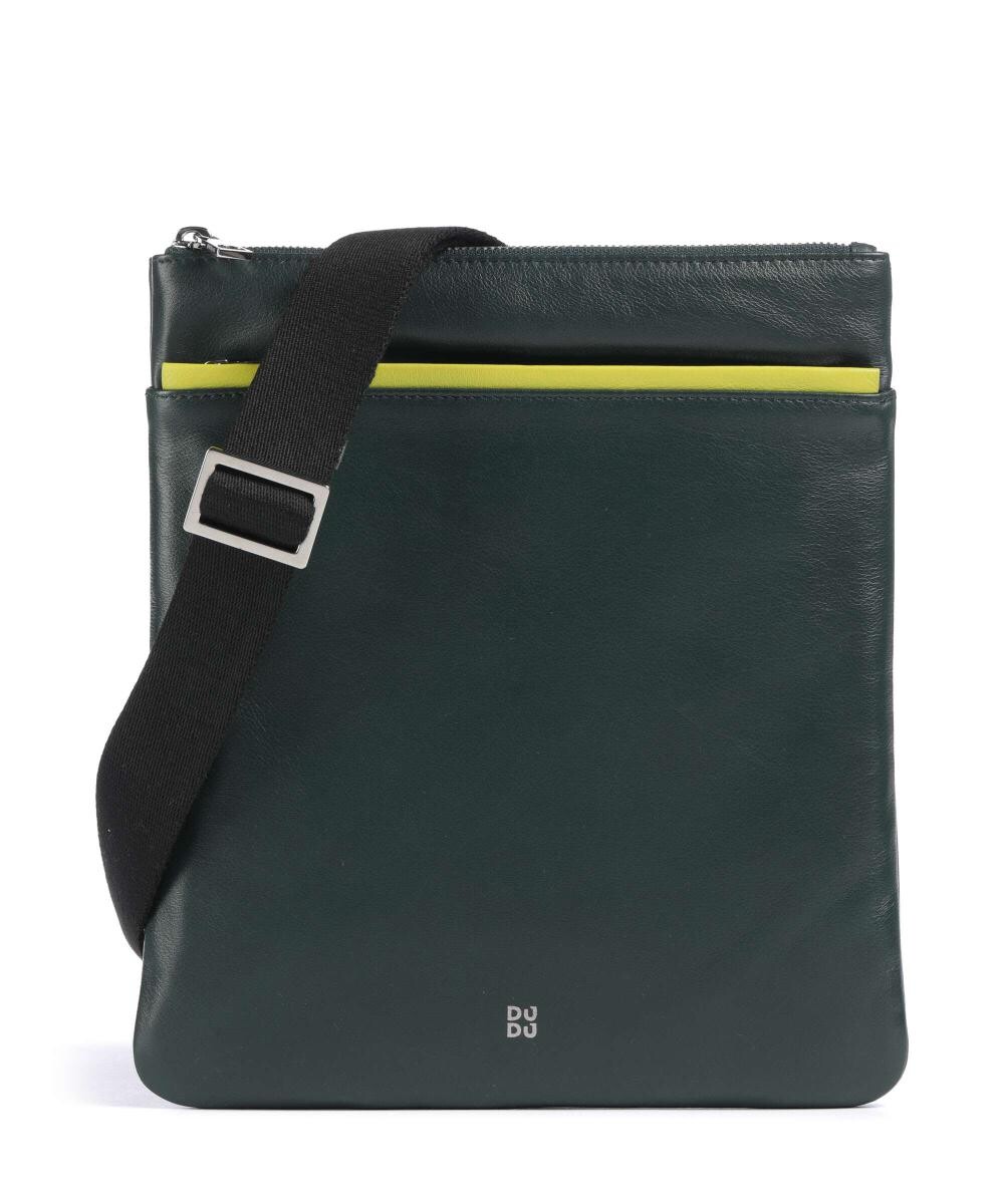 

Красочная сумка через плечо из мелкозернистой кожи Dudu Bags, зеленый