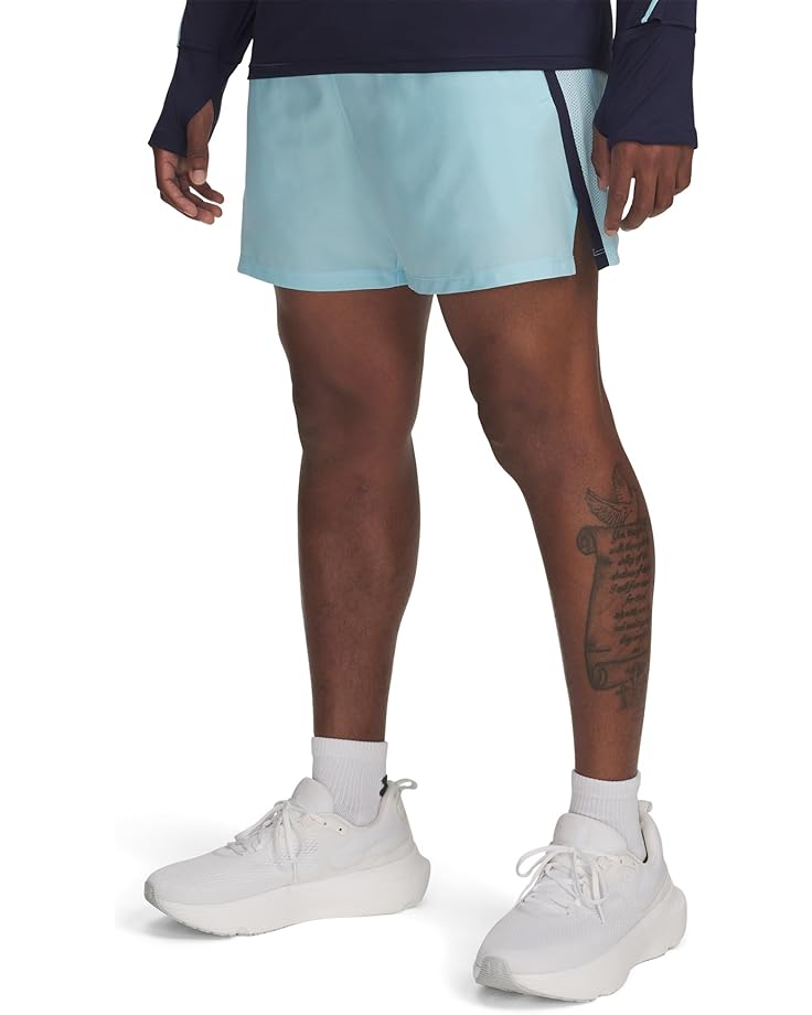 

Шорты Under Armour Launch Run 5" Shorts, цвет Stream/Midnight Navy/Reflective
