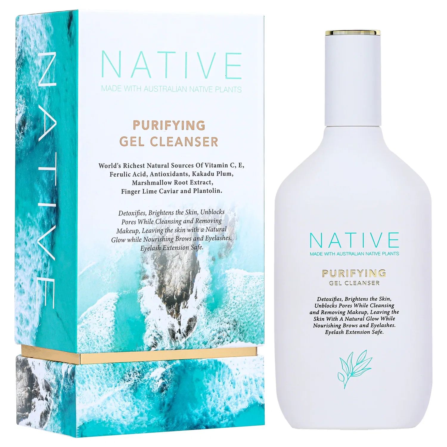 Гель для умывания Klara — Очищающий гель для лица Native Purifying Gel Cleanser от для женщин - ( ), Clear, 122 г — фото 3