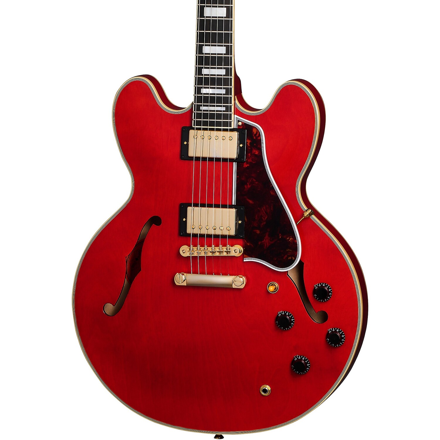 

Epiphone 1959 ES-355 Полуполая электрогитара вишнево-красного цвета