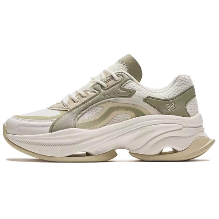

Кроссовки ANTA Chunky Sneakers Women's Low-top, белый/зеленый/желтый