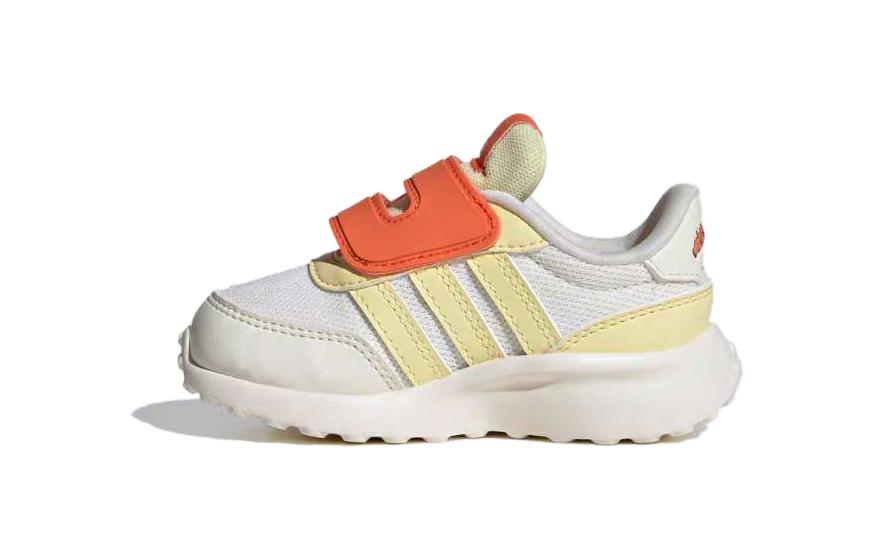 

Беговые кроссовки Adidas Neo 70S PEMS LOU CNY противоскользящие низкие для малышей желто-белые