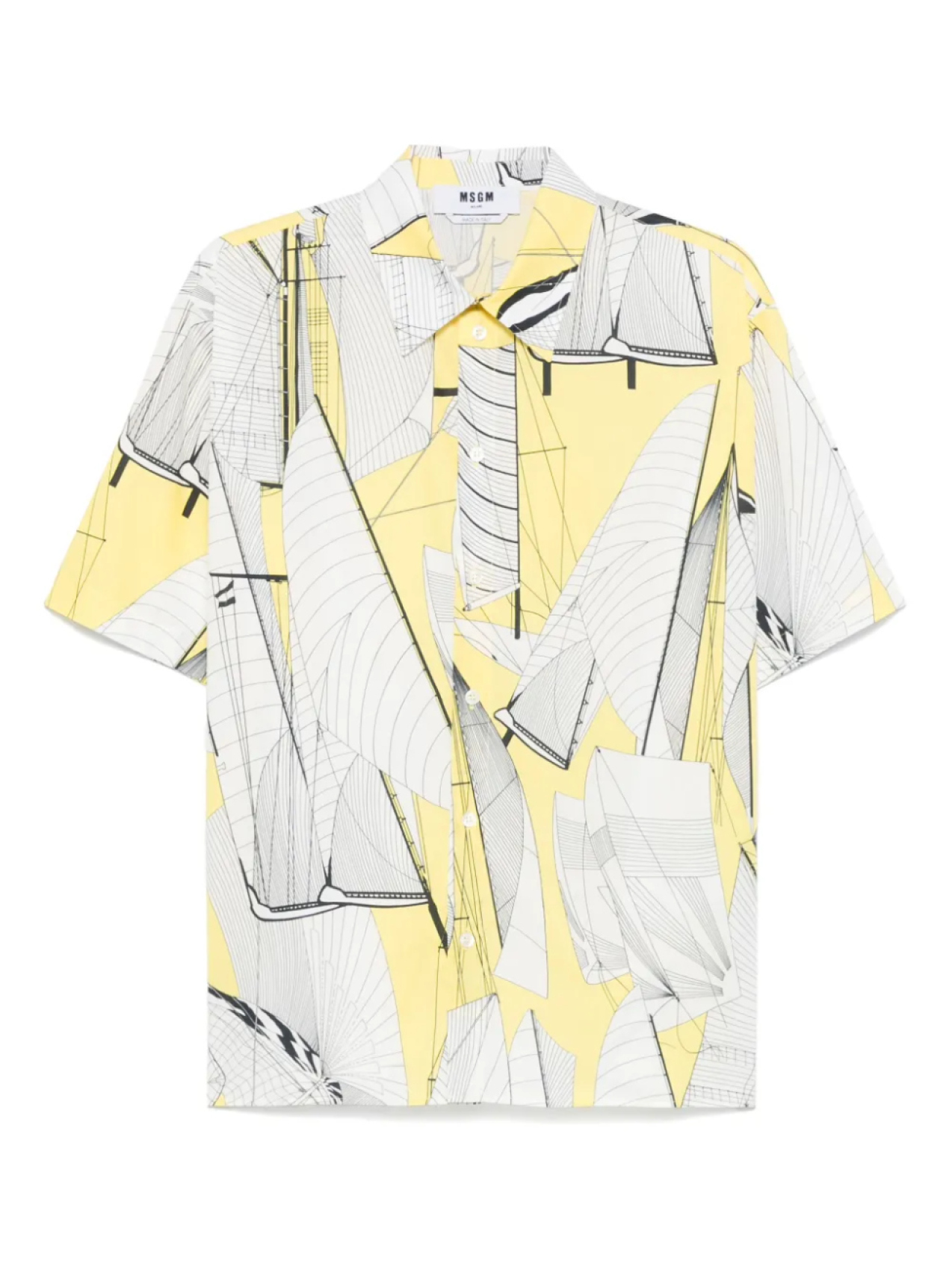 

MSGM рубашка Sail Race, желтый