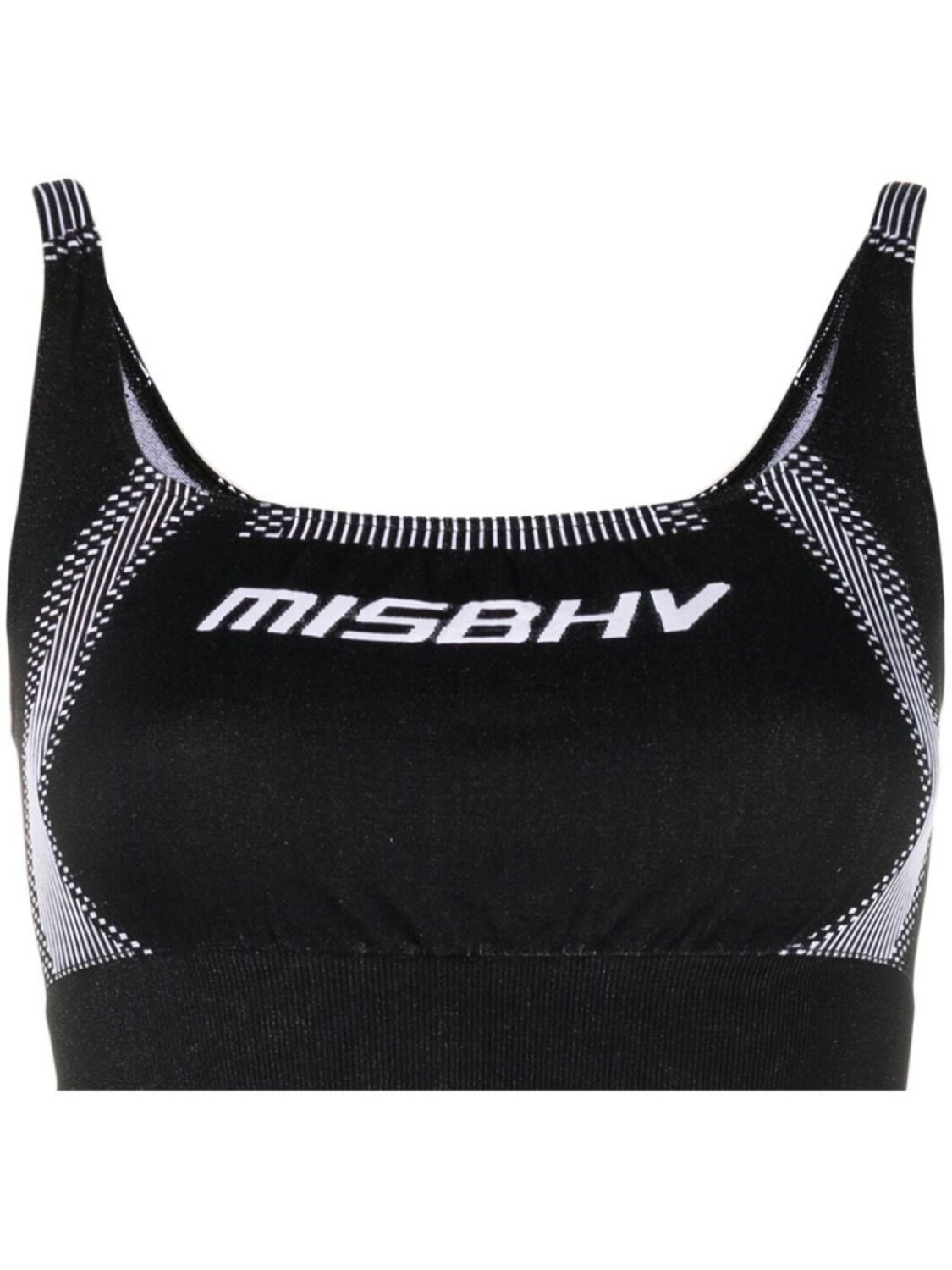 

MISBHV укороченный топ с логотипом, черный