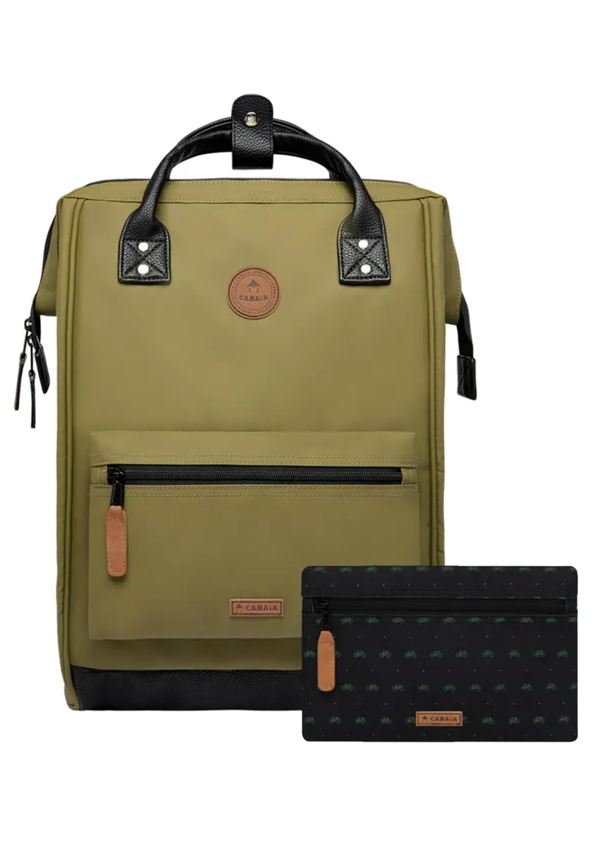 

CABAIA Daypack "Adventurer L Water Recycled", водонепроницаемый городской рюкзак, зеленый