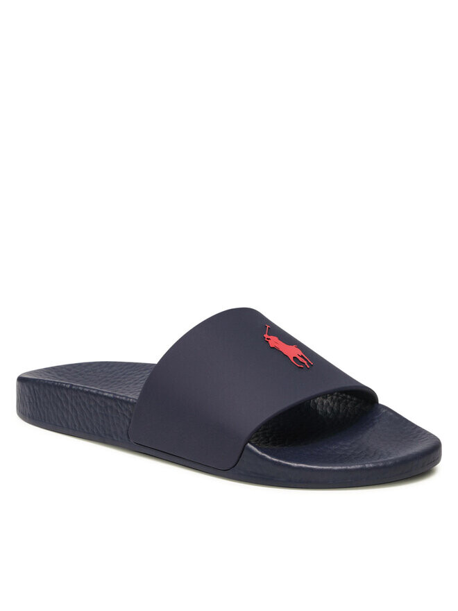 Шлепанцы Polo Ralph Lauren Polo Slide 809852071002 Azul marino, темно-синий — фото 2