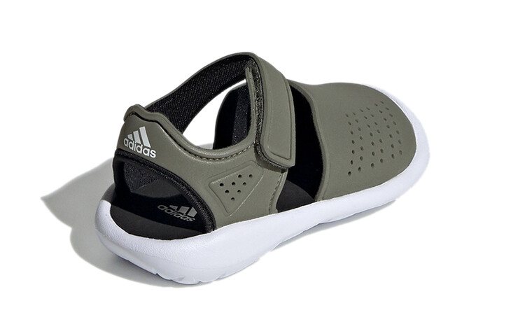 Кроссовки adidas Fortaswim Toddler Shoes TD Low-top Green/white — фото 4