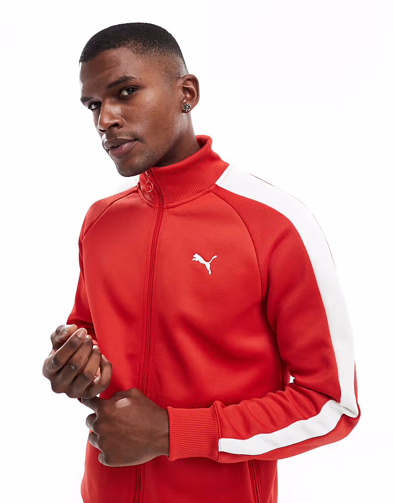 

Куртка Puma T7 always on track в красном цвете на все времена, Красный, Куртка Puma T7 always on track в красном цвете на все времена