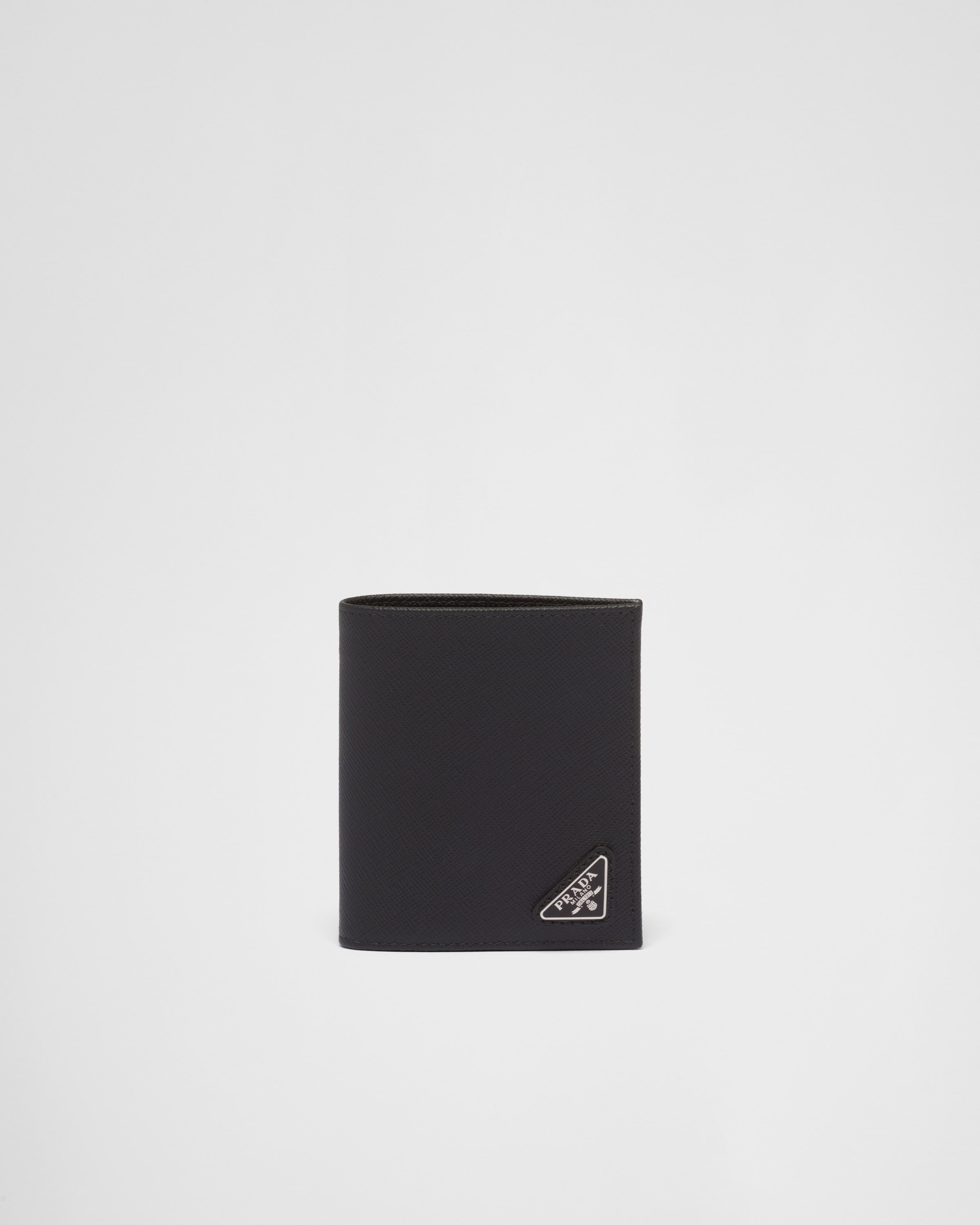 

Портмоне из сафьяновой кожи Prada, черный