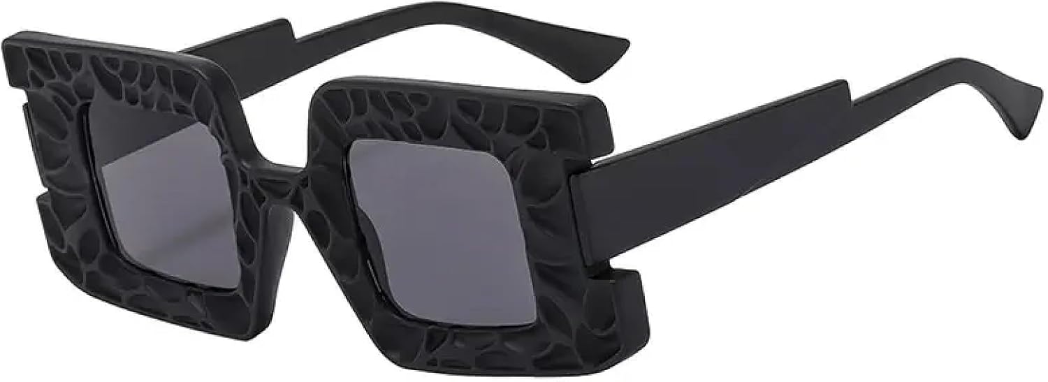 

Солнцезащитные очки в крупной оправе для женщин, модные, с градиентным переходом цвета, популярные для активного отдыха, с зеркальными линзами и защитой от УФ-излучения UV400 TVTBBVV, C1black