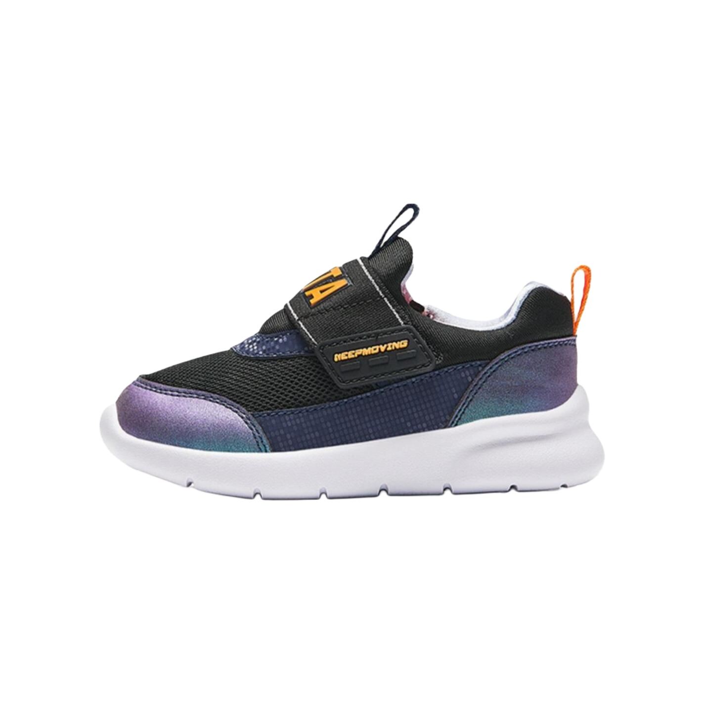 

Кроссовки Anta kids Toddler Shoes TD Low-top Black/New Ink Blue, черный