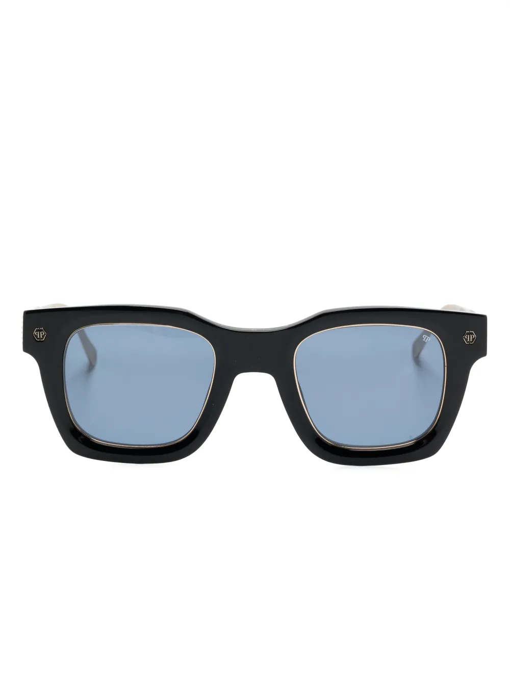 

Солнцезащитные очки Rock Superhero в квадратной оправе Philipp Plein Eyewear, черный