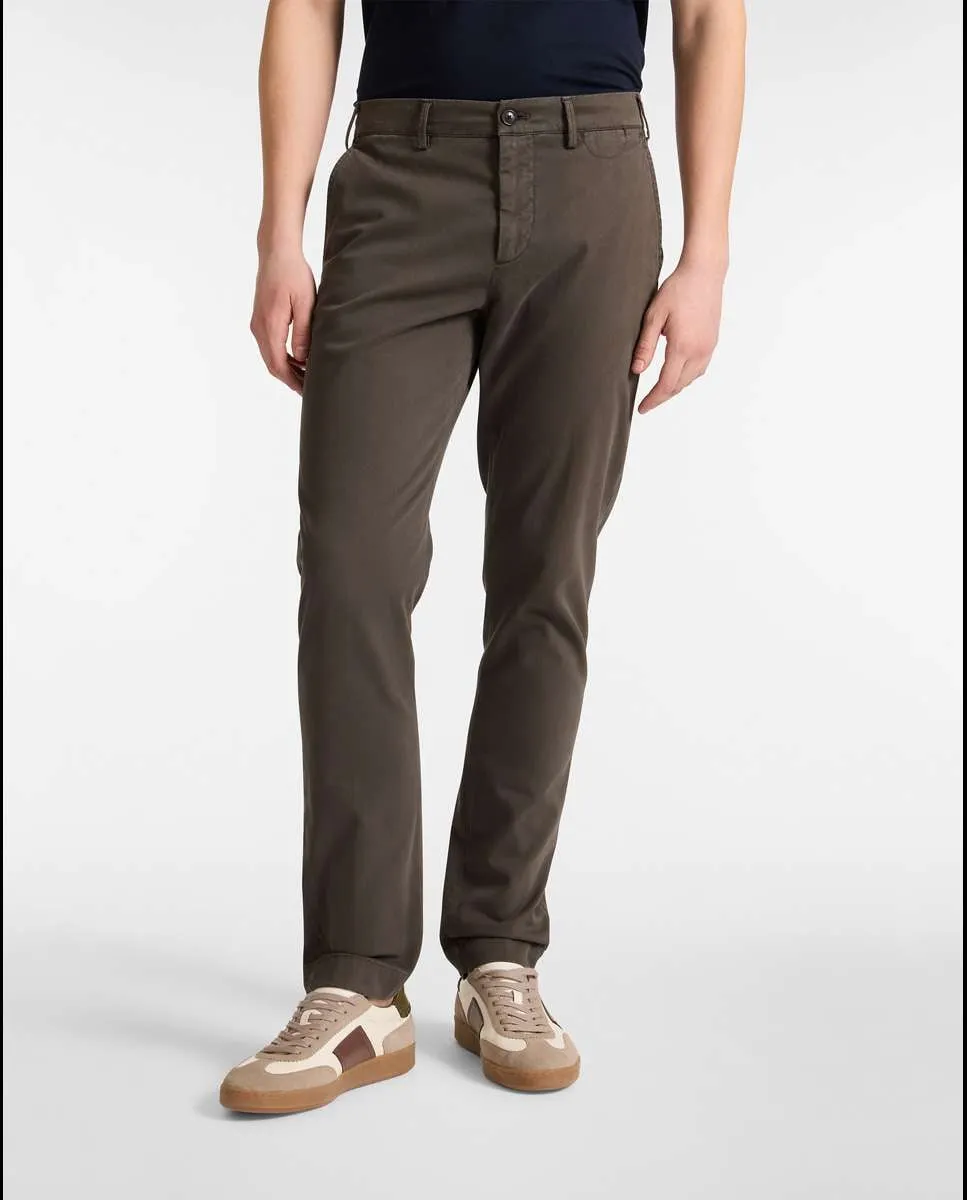 

Мужские чиносы полупошив гладкие Harmont&Blaine, темно-коричневый